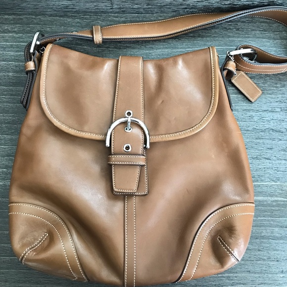 Coach Other - Coach tan leather saddle bag style